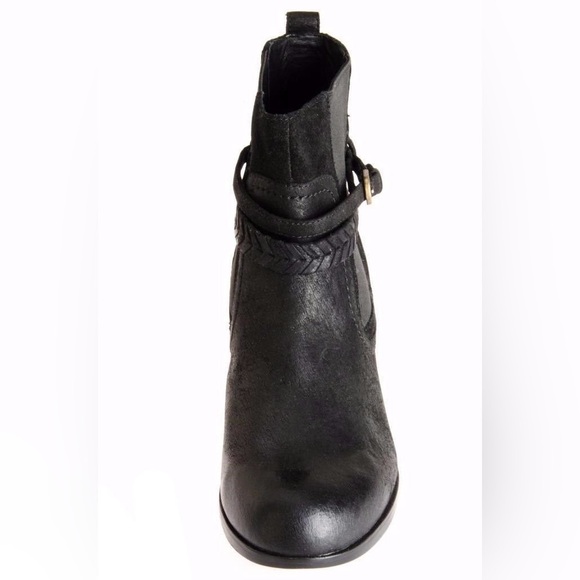 UGG AUSTRALIA KREWE MOTORCYCLE LEATHER ANKLE BOOTS Size 8 - Picture 3 of 14